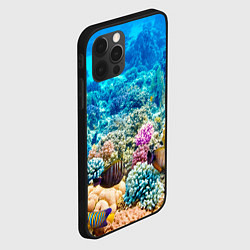 Чехол для iPhone 12 Pro Дно морское, цвет: 3D-черный — фото 2