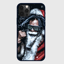 Чехол iPhone 12 Pro Cool Santa Rastaman