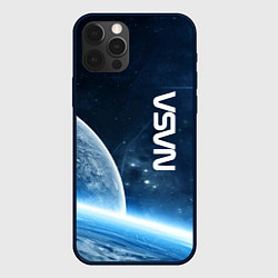 Чехол для iPhone 12 Pro Космическое пространство - NASA, цвет: 3D-черный