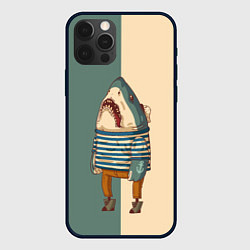 Чехол iPhone 12 Pro Акула-моряк