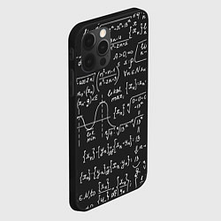 Чехол для iPhone 12 Pro Геометрические формулы, цвет: 3D-черный — фото 2