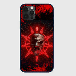 Чехол iPhone 12 Pro Slipknot red satan star