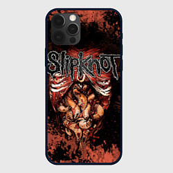 Чехол для iPhone 12 Pro Slipknot horror, цвет: 3D-черный