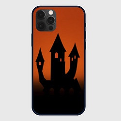 Чехол для iPhone 12 Pro Halloween - замок ведьм, цвет: 3D-черный