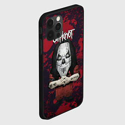 Чехол для iPhone 12 Pro Slipknot dark red, цвет: 3D-черный — фото 2