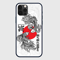 Чехол iPhone 12 Pro Истребители демонов - бойцовые петушки