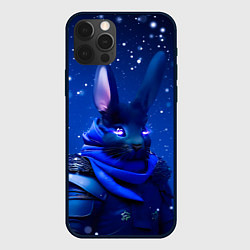 Чехол для iPhone 12 Pro Кролик в доспехах, цвет: 3D-черный