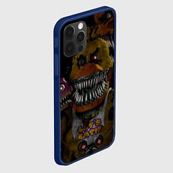 Чехол для iPhone 12 Pro Кошмарная Чика, цвет: 3D-тёмно-синий — фото 2