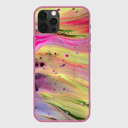 Чехол iPhone 12 Pro Растекающиеся краски