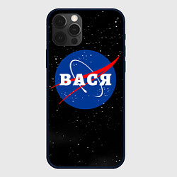 Чехол для iPhone 12 Pro Вася Наса космос, цвет: 3D-черный