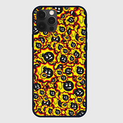 Чехол iPhone 12 Pro Serious Sam logo pattern