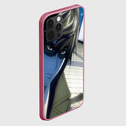 Чехол для iPhone 12 Pro Death Note - Тэру Миками, цвет: 3D-малиновый — фото 2