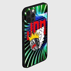 Чехол для iPhone 12 Pro JDM - crazy wheel - crown, цвет: 3D-черный — фото 2