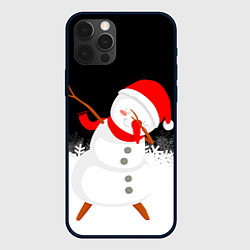 Чехол iPhone 12 Pro Снеговик dab