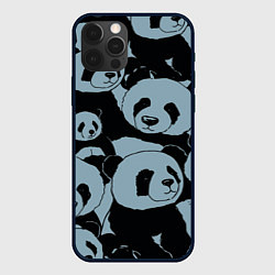 Чехол для iPhone 12 Pro Panda summer song, цвет: 3D-черный