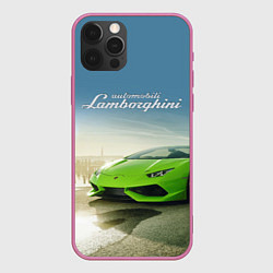 Чехол iPhone 12 Pro Ламборджини на берегу океана