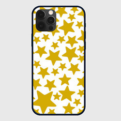 Чехол iPhone 12 Pro Жёлтые звезды