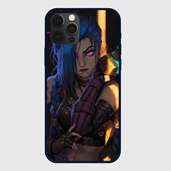 Чехол для iPhone 12 Pro Jinx - Powder, цвет: 3D-черный