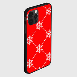 Чехол для iPhone 12 Pro Праздничный узор, цвет: 3D-черный — фото 2