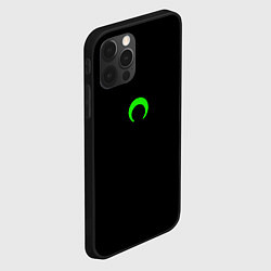 Чехол для iPhone 12 Pro Green moon, цвет: 3D-черный — фото 2