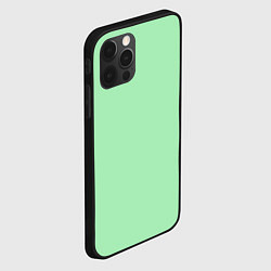 Чехол для iPhone 12 Pro Мятный радуга, цвет: 3D-черный — фото 2