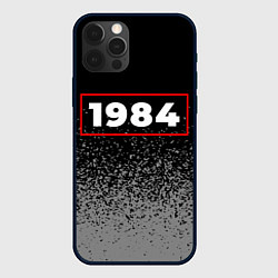Чехол iPhone 12 Pro 1984 - в красной рамке на темном