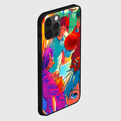 Чехол для iPhone 12 Pro Баскетбол Куроко - Все в сборе, цвет: 3D-черный — фото 2