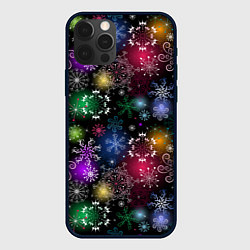 Чехол iPhone 12 Pro Разноцветные узоры