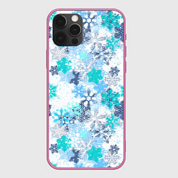 Чехол iPhone 12 Pro Снежные узоры