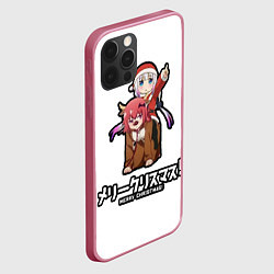 Чехол для iPhone 12 Pro Олень Сатаня и Канна дракон - Горничная госпажи Ко, цвет: 3D-малиновый — фото 2
