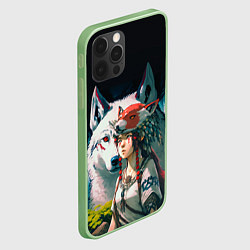 Чехол для iPhone 12 Pro Princess Mononoke by Studio Ghibli, цвет: 3D-салатовый — фото 2