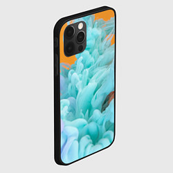 Чехол для iPhone 12 Pro Красочный и разноцветный дым, цвет: 3D-черный — фото 2