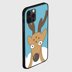 Чехол для iPhone 12 Pro Олень Джерри, цвет: 3D-черный — фото 2