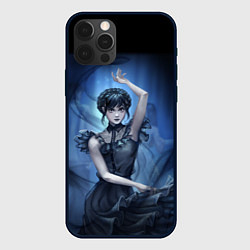 Чехол для iPhone 12 Pro Уэнсдэй Аддамс: Танец, цвет: 3D-черный
