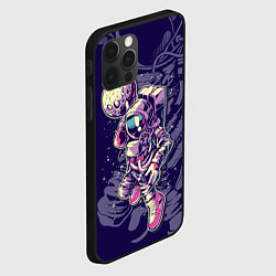 Чехол для iPhone 12 Pro Космонавт с луной, цвет: 3D-черный — фото 2