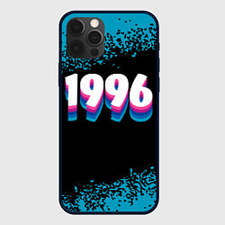 Чехол для iPhone 12 Pro Made in 1996: vintage art, цвет: 3D-черный
