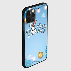 Чехол для iPhone 12 Pro Год кролика 2023, цвет: 3D-черный — фото 2