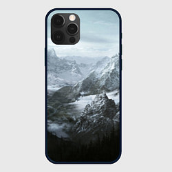 Чехол для iPhone 12 Pro Природа Скайрима, цвет: 3D-черный