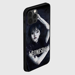 Чехол для iPhone 12 Pro Уэнсдэй танцует, цвет: 3D-черный — фото 2