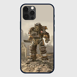 Чехол iPhone 12 Pro Bone raider power armor skin in fallout