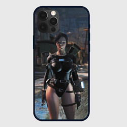 Чехол для iPhone 12 Pro Fallout 4 - бронированный купальник, цвет: 3D-черный