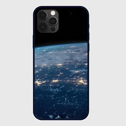 Чехол iPhone 12 Pro Планета, космос и огни