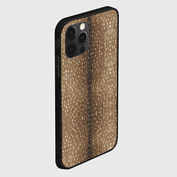 Чехол для iPhone 12 Pro Текстура шкуры пятнистого оленя, цвет: 3D-черный — фото 2