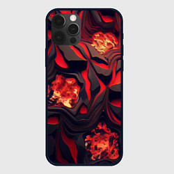 Чехол iPhone 12 Pro Застывающая лава