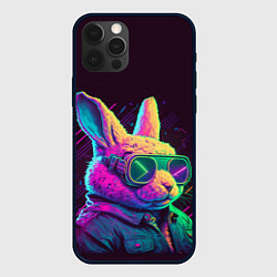 Чехол iPhone 12 Pro Модный кролик в очках