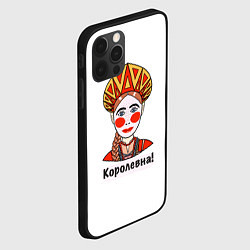 Чехол для iPhone 12 Pro Королевна в кокошнике, цвет: 3D-черный — фото 2