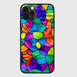 Чехол iPhone 12 Pro Разноцветная мозаика