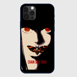 Чехол для iPhone 12 Pro Макима - олдскул, цвет: 3D-черный
