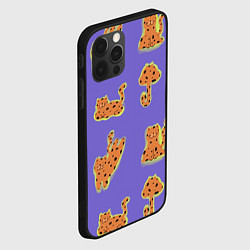 Чехол для iPhone 12 Pro Принт с леопардами, цвет: 3D-черный — фото 2