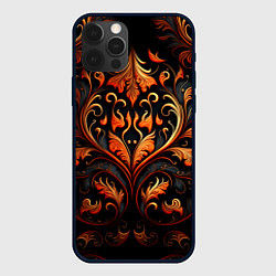 Чехол iPhone 12 Pro Огненные узоры